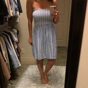 JCrew smocked top summer dress